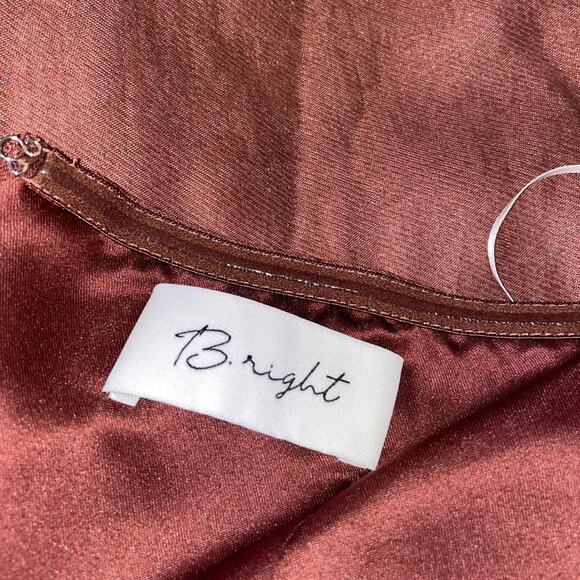 Brown Mocha Strapless Dress - Picture 4 of 4